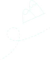 a line drawn on a black background