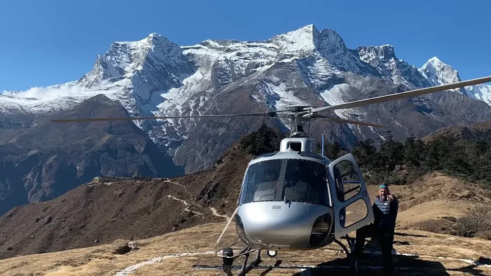 Helicopter landing- EBC Tour Everest Helicopter Tour 2026