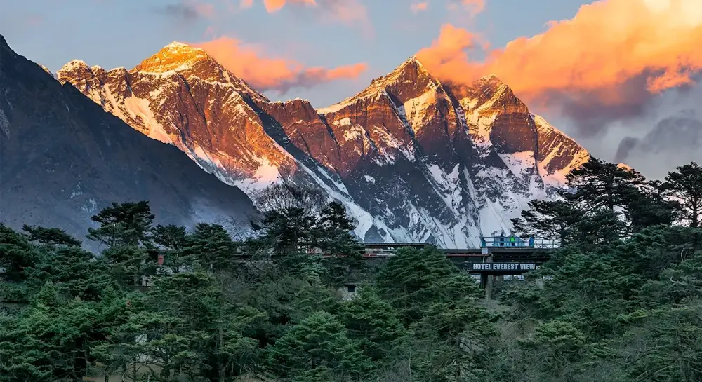 Hotel Everest View Helicopter Tour with Overnight