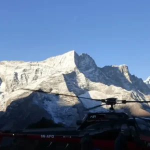 EBC Trek With Helicopter Return heli tour in september
