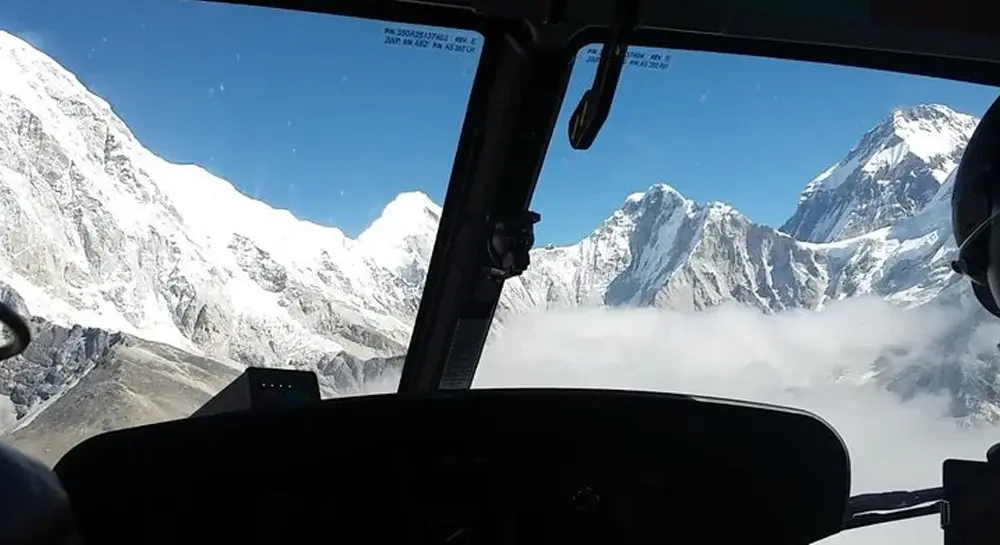 Everest Base Camp Helicopter Tour - Window view luxury helicopter tours