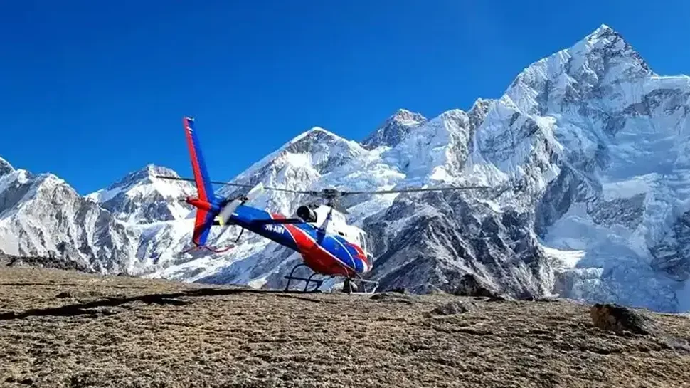Everest Base Camp heli tour in september luxury helicopter tours