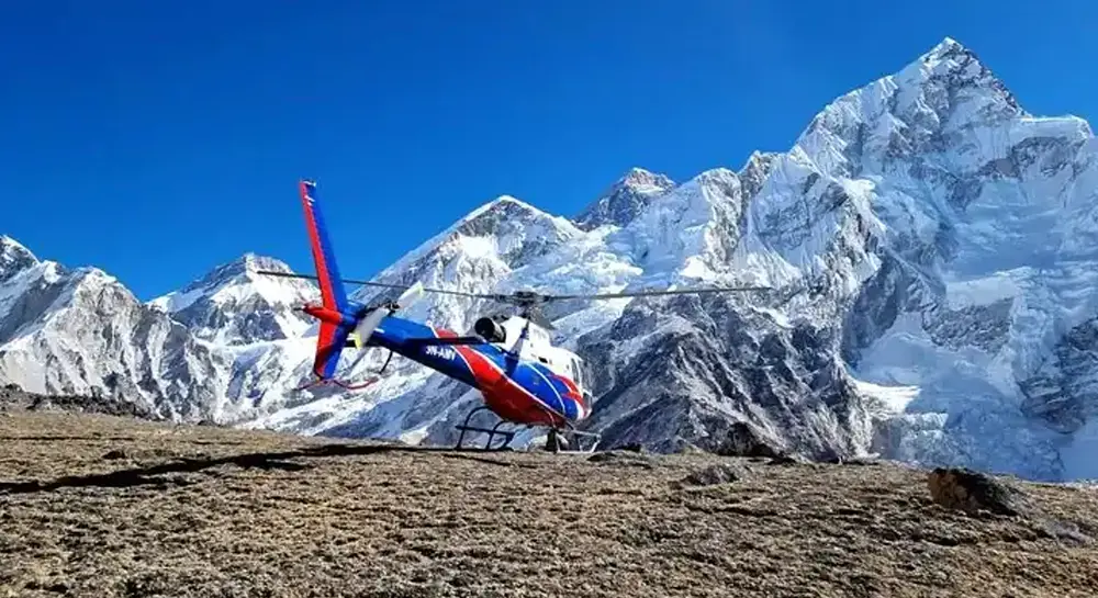 Everest Base Camp heli tour in september luxury helicopter tours